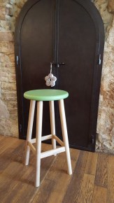 Tabouret de Bar vernis naturel vernis naturel